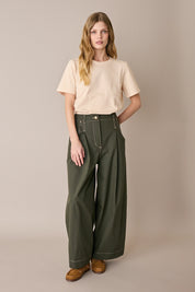 Contrast-stitch trousers – Everyday Wear