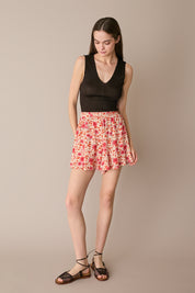 Shorts fluidi a fiori