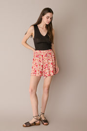 Shorts fluidi a fiori