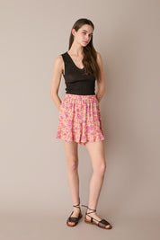 Shorts fluidi a fiori