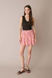 Shorts fluidi a fiori