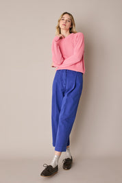 Casual trousers with pleats
