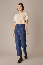 Jeans in denim cimosato giapponese