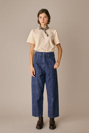 Jeans in denim cimosato giapponese