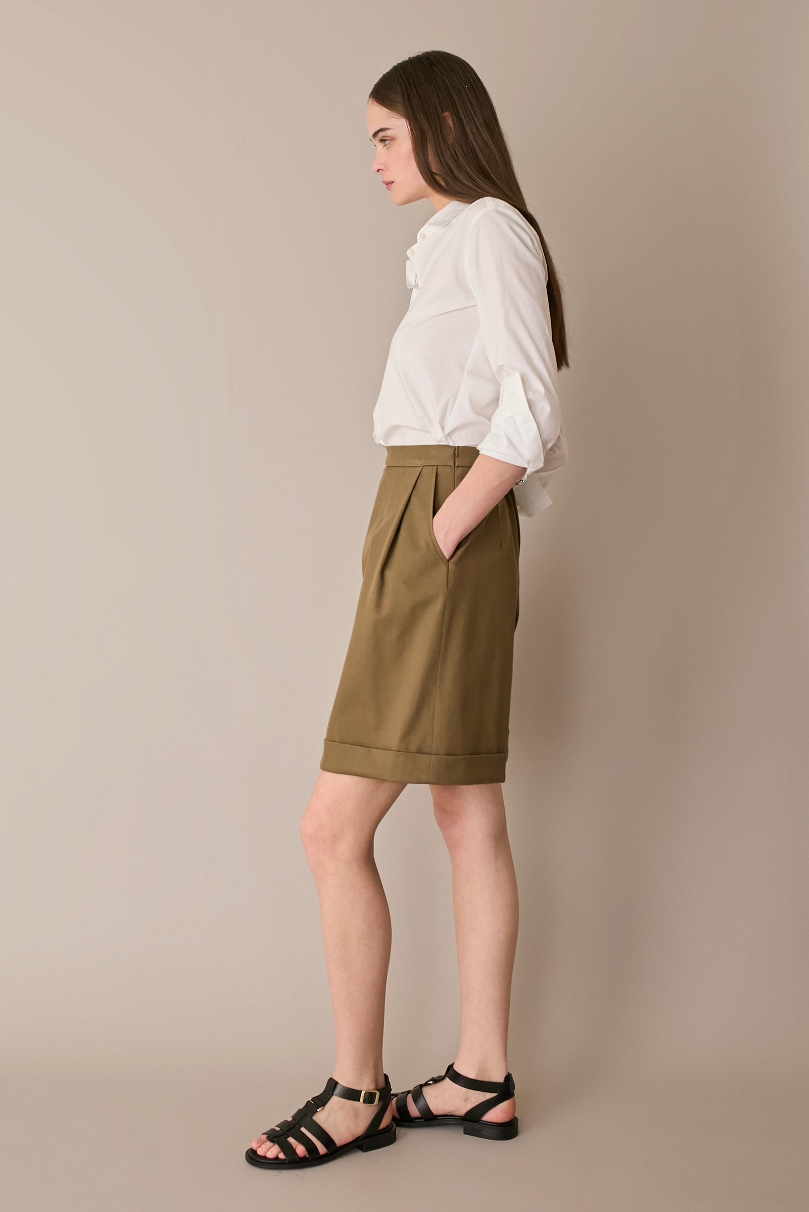 Tailored bermuda shorts