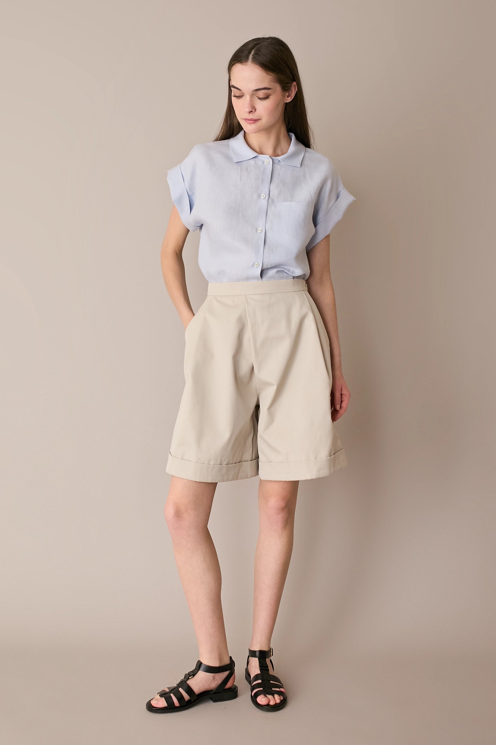 Tailored bermuda shorts