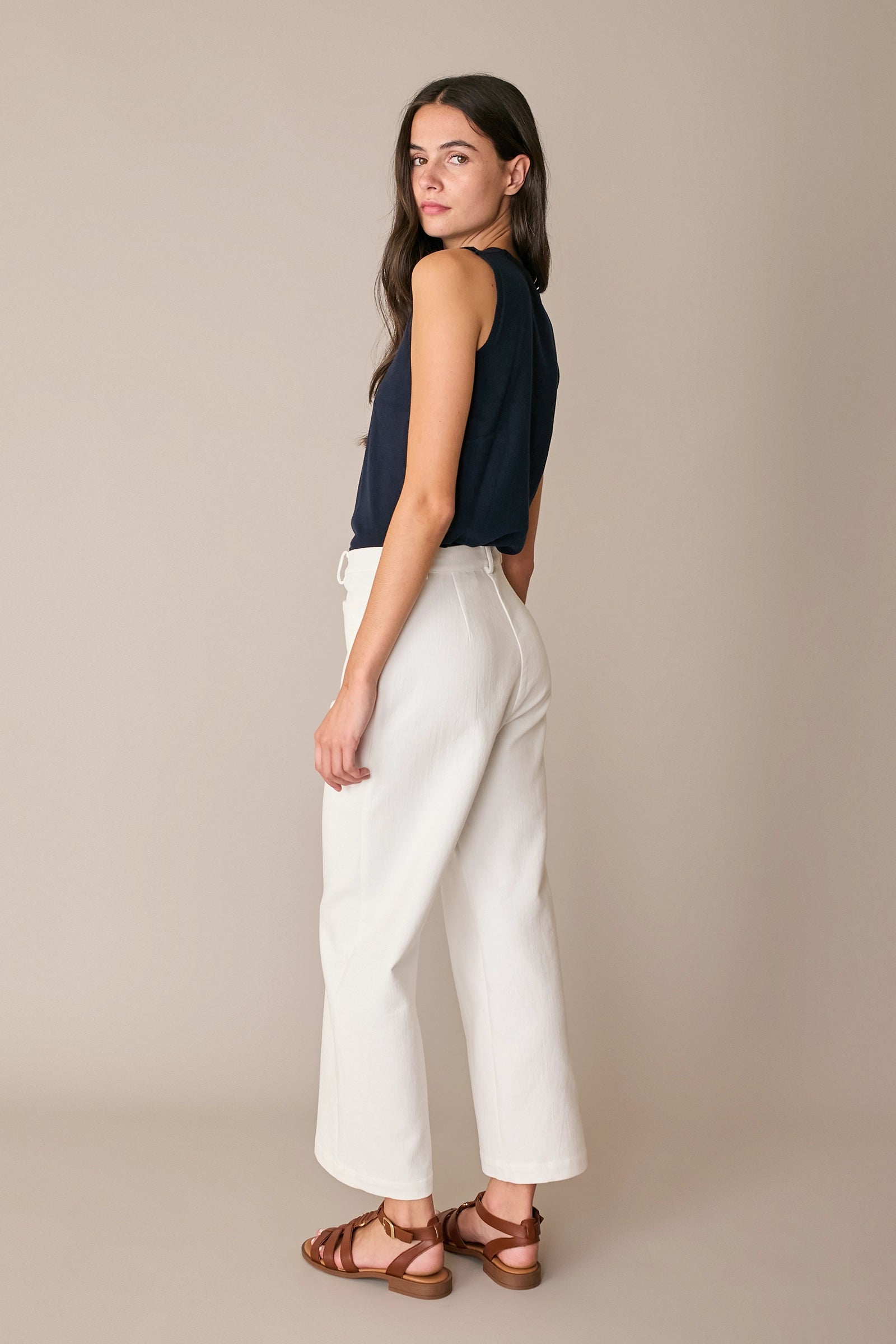 Pantaloni lunghi con serpentina