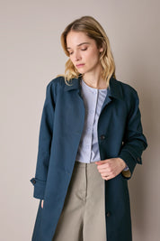 Water-resistant trench coat