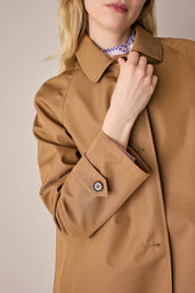 Water-resistant trench coat