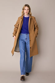 Water-resistant trench coat