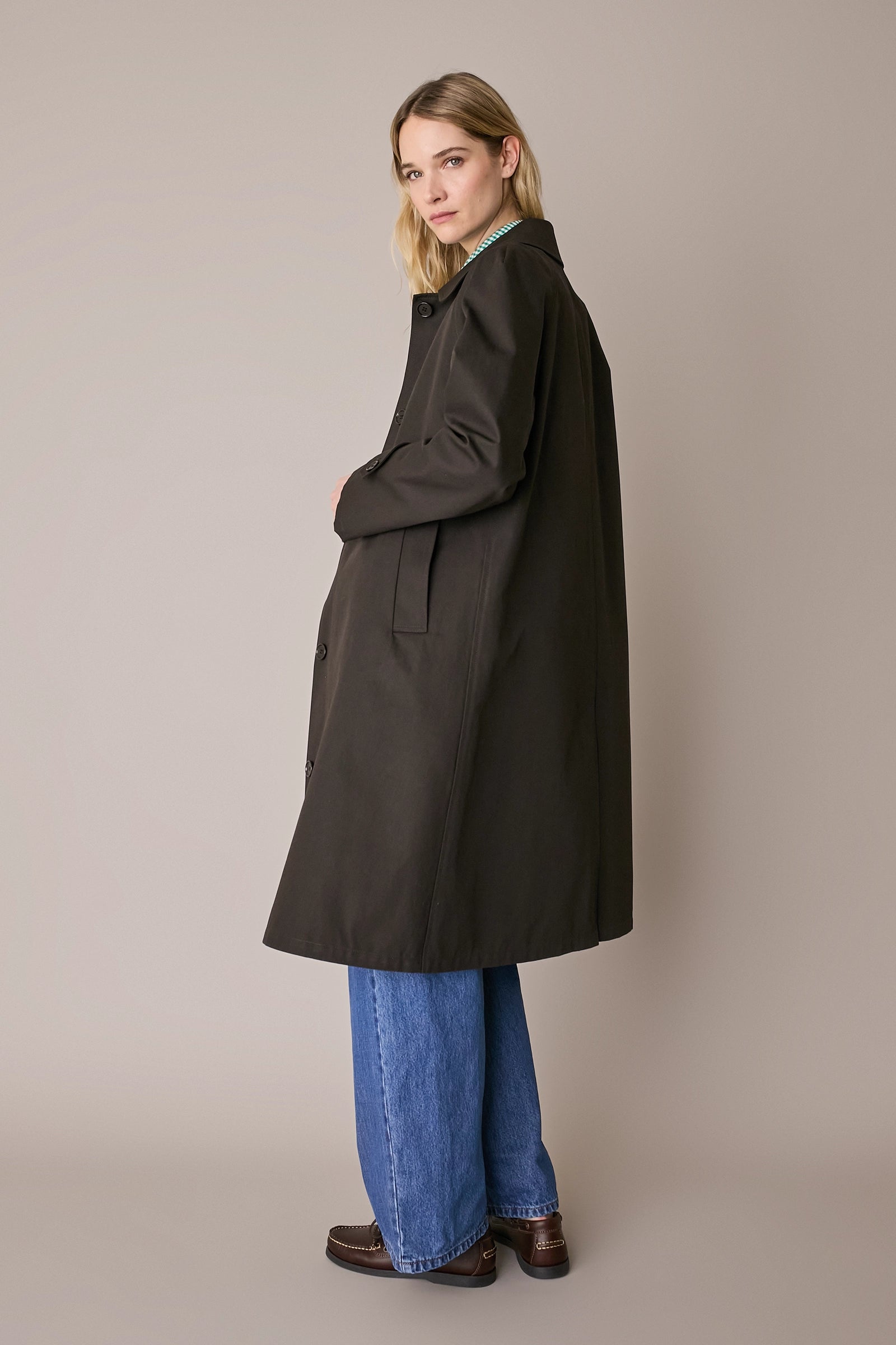 Cotton trench coat