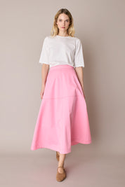 Gonna lunga con impuntura