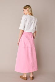 Gonna lunga con impuntura