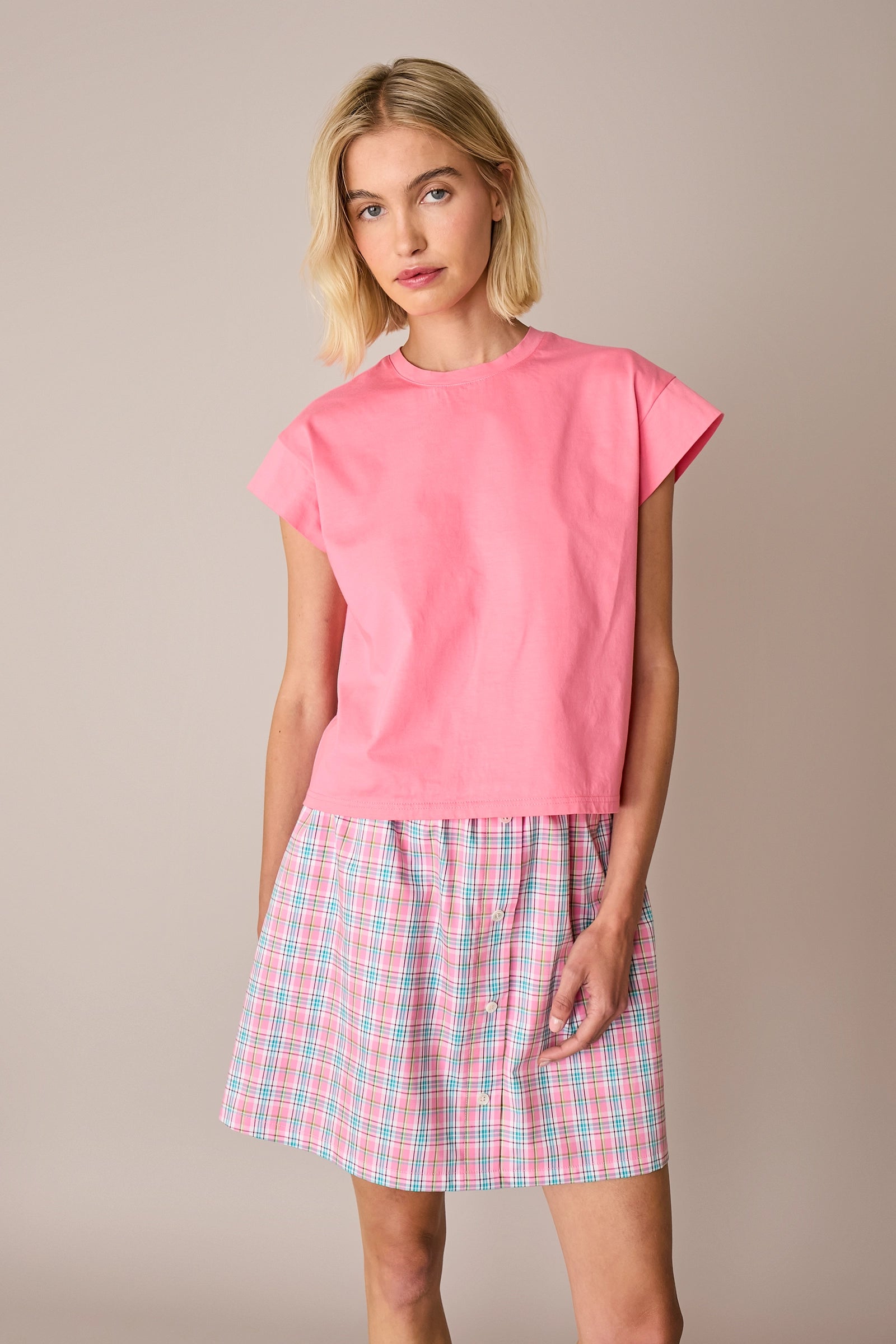 Elasticated waist skirt