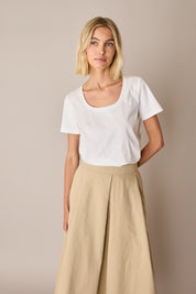 Pleated maxi skirt