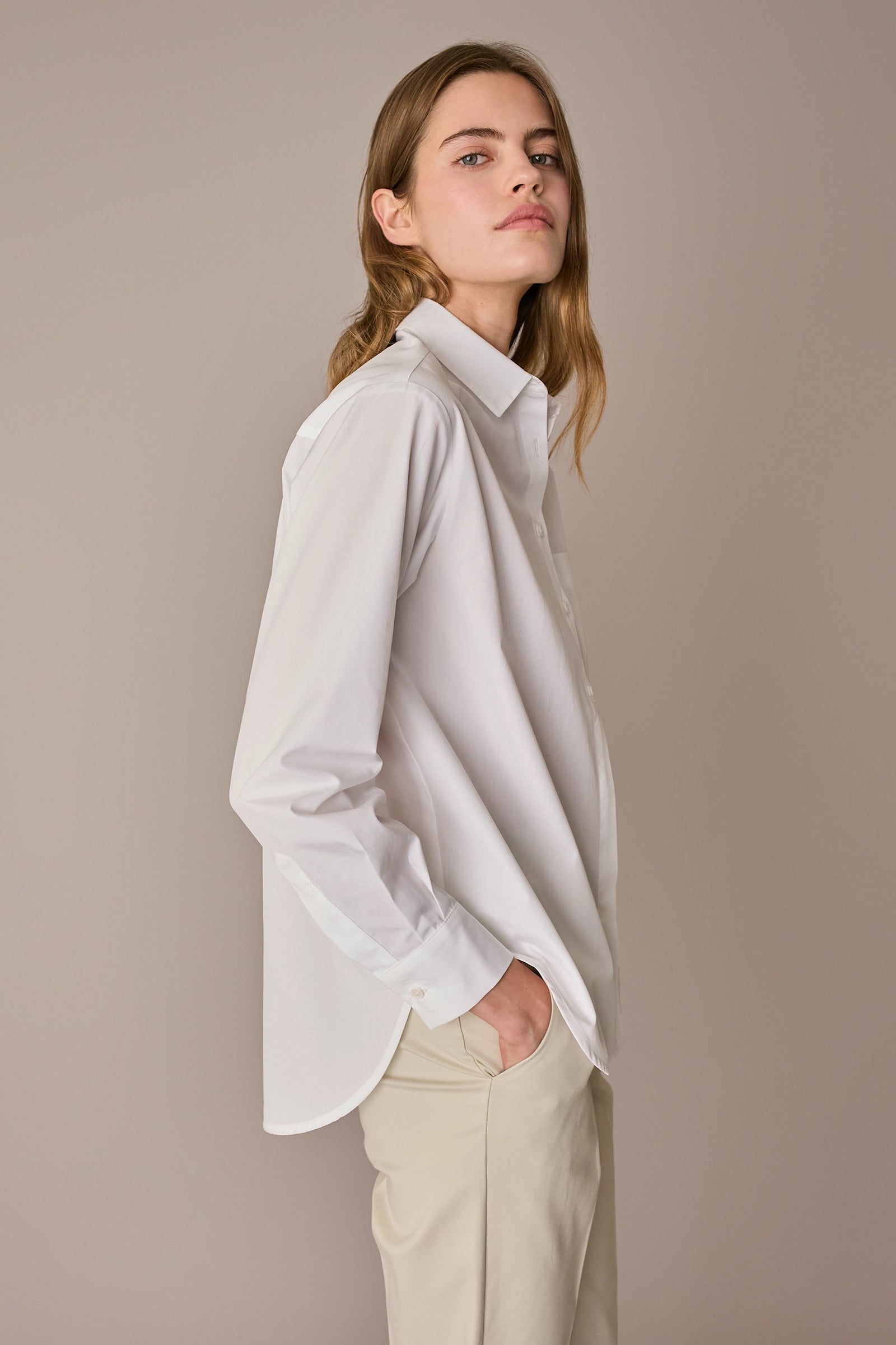 Camicia over con taschino