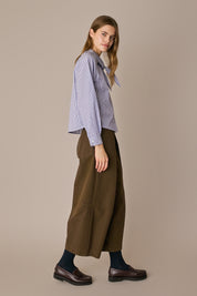 Camicia con colletto foulard