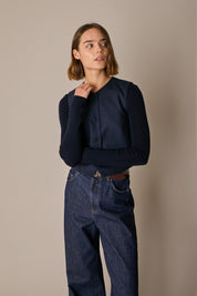 Tailored wool-blend waistcoat