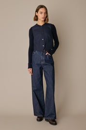 Tailored wool-blend waistcoat