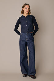 Tailored wool-blend waistcoat