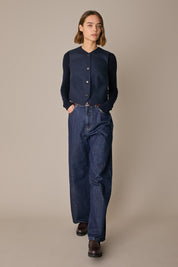 Tailored wool-blend waistcoat