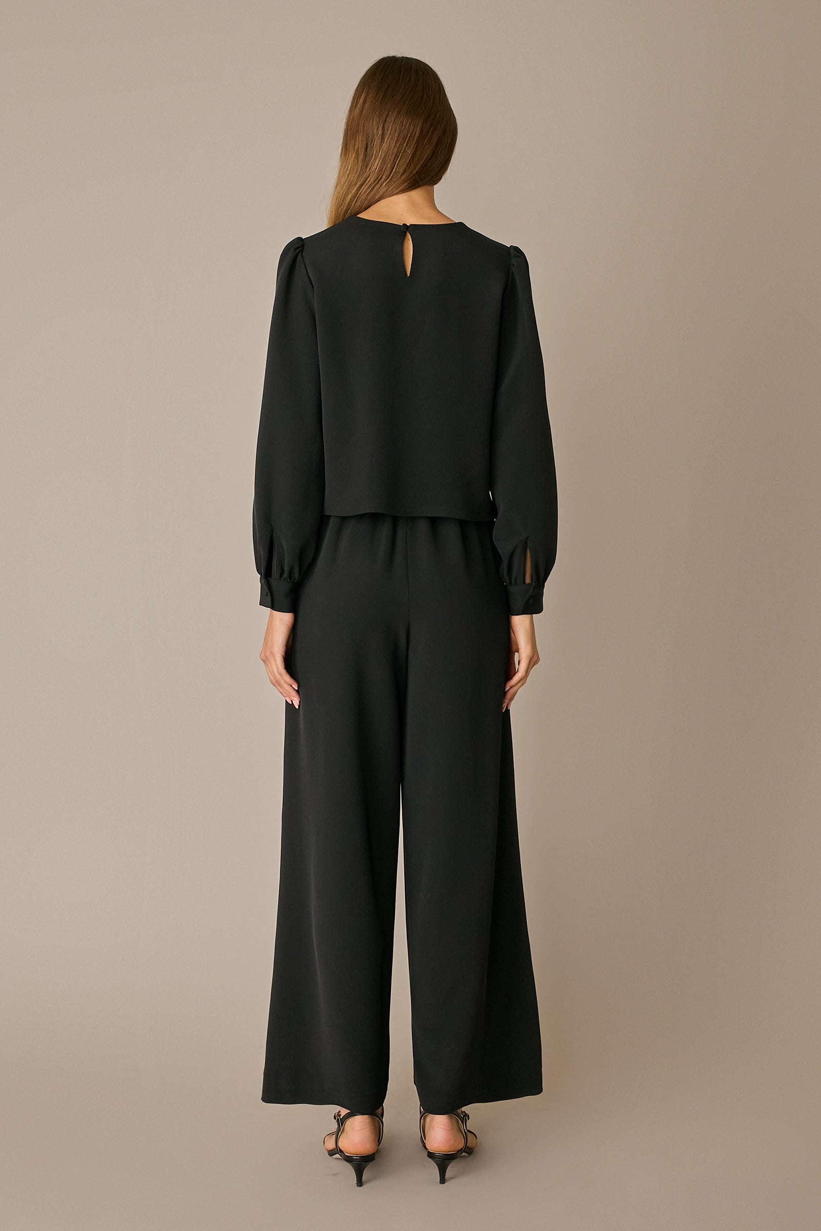 Silk blend blouse 