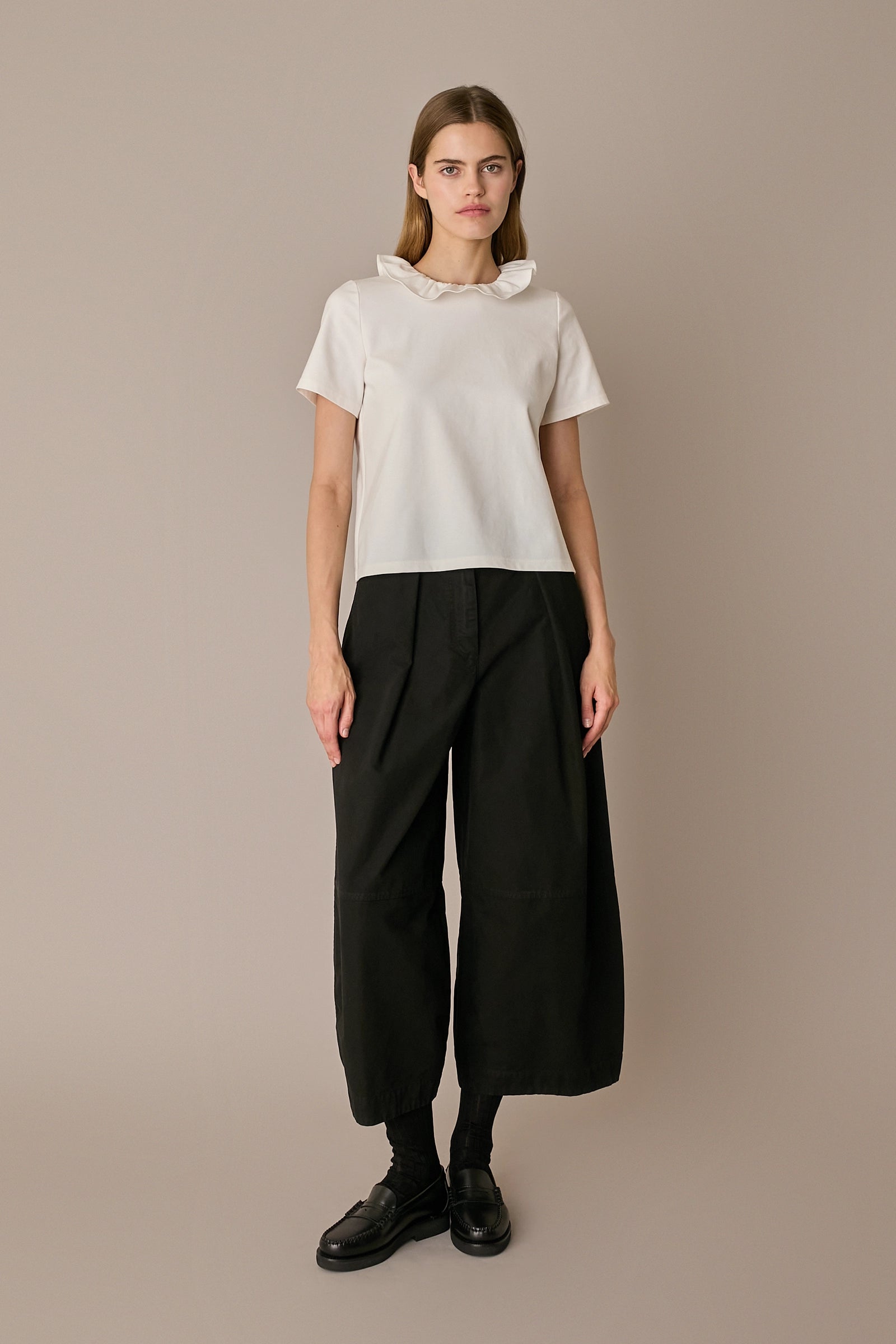 Pantaloni balloon in cotone