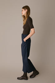 Pantaloni timeless in lana stretch