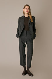 Stretch wool blazer