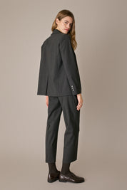 Stretch wool blazer
