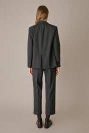 Stretch wool blazer