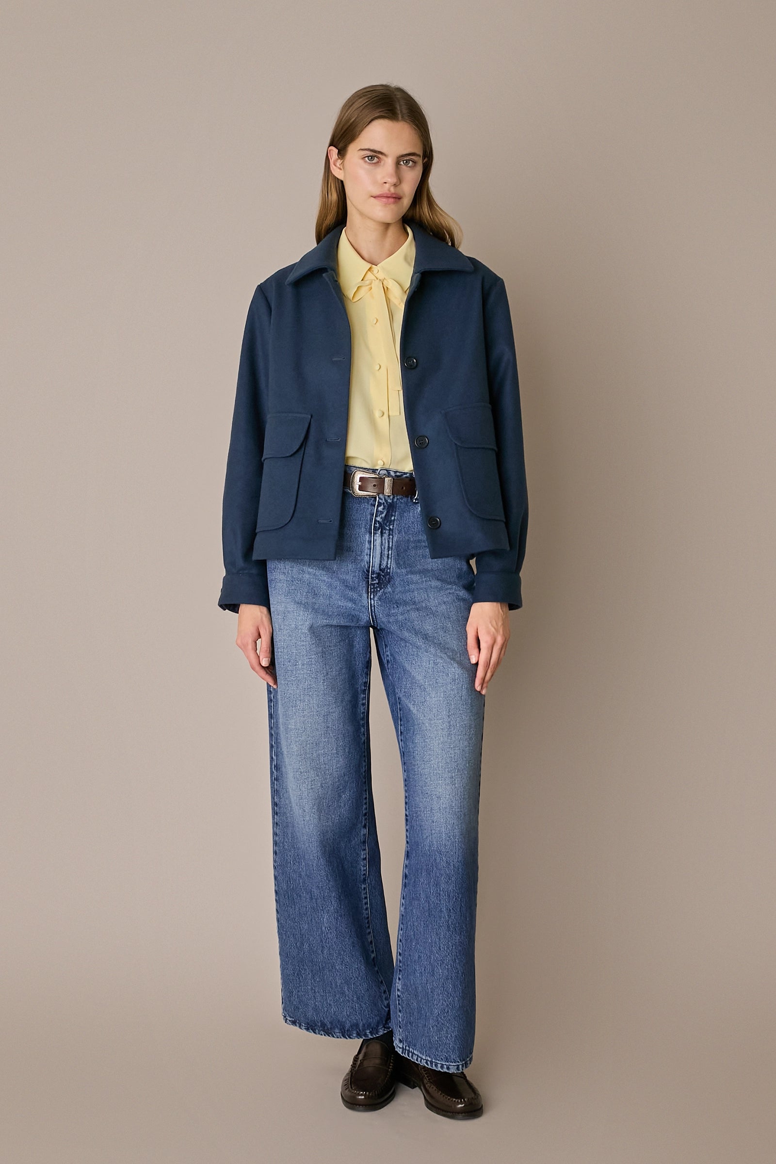 Wool and cashmere jacket