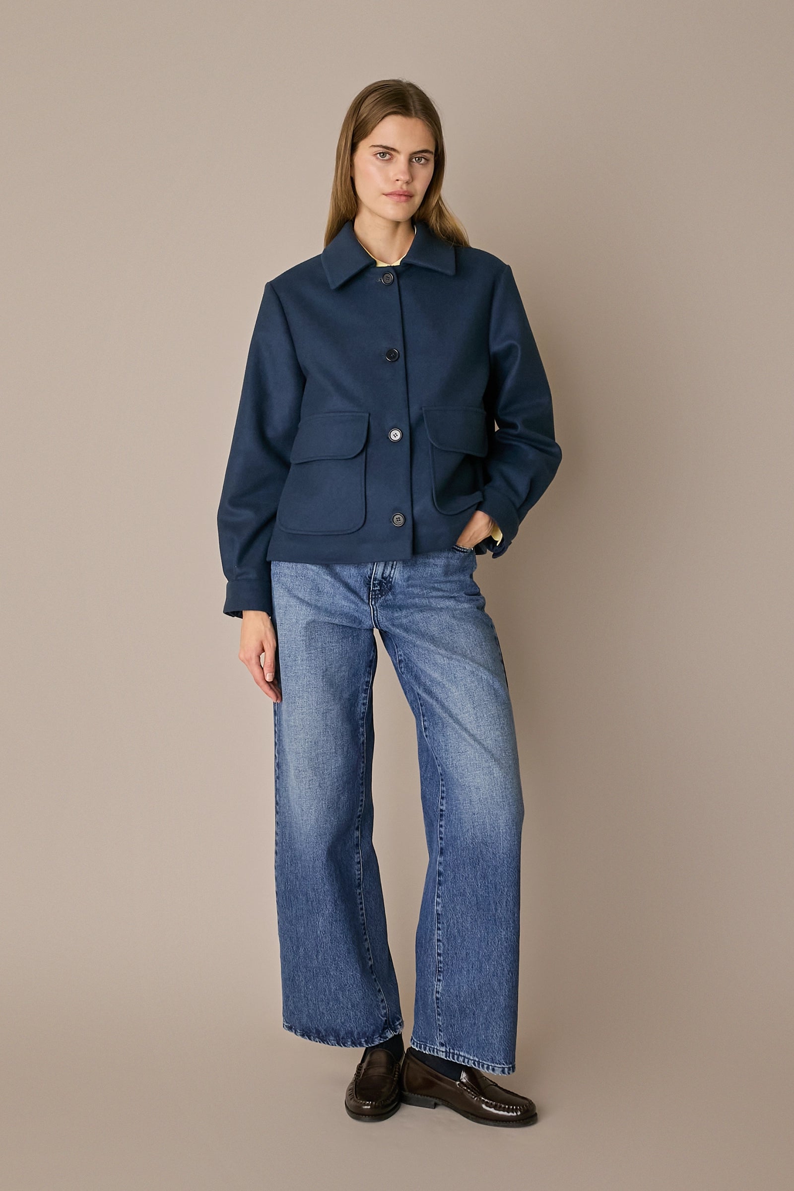 Wool and cashmere jacket