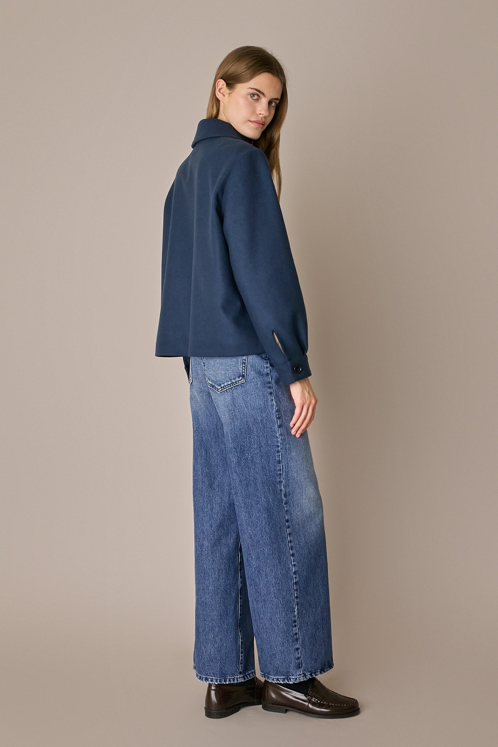 Wool and cashmere jacket