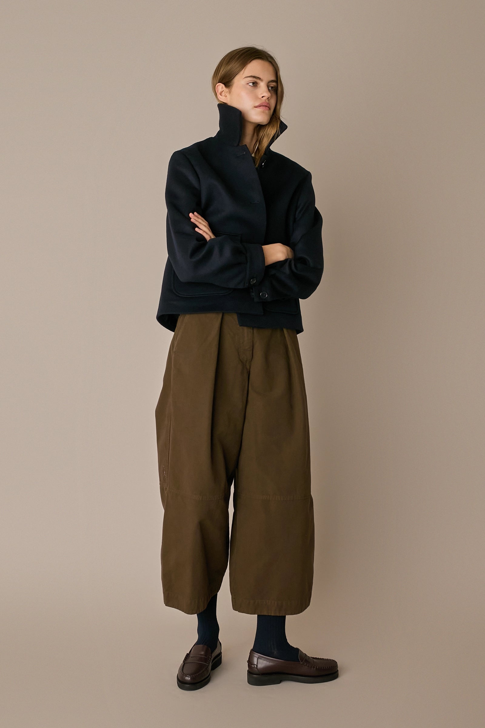 Giacca corta in cashmere