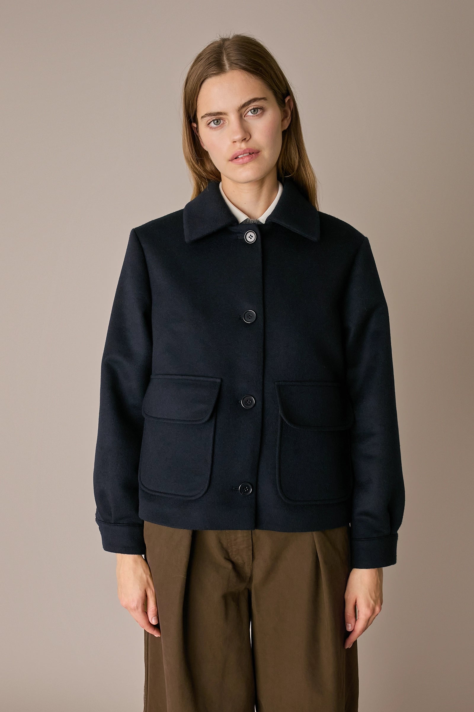 Giacca corta in cashmere