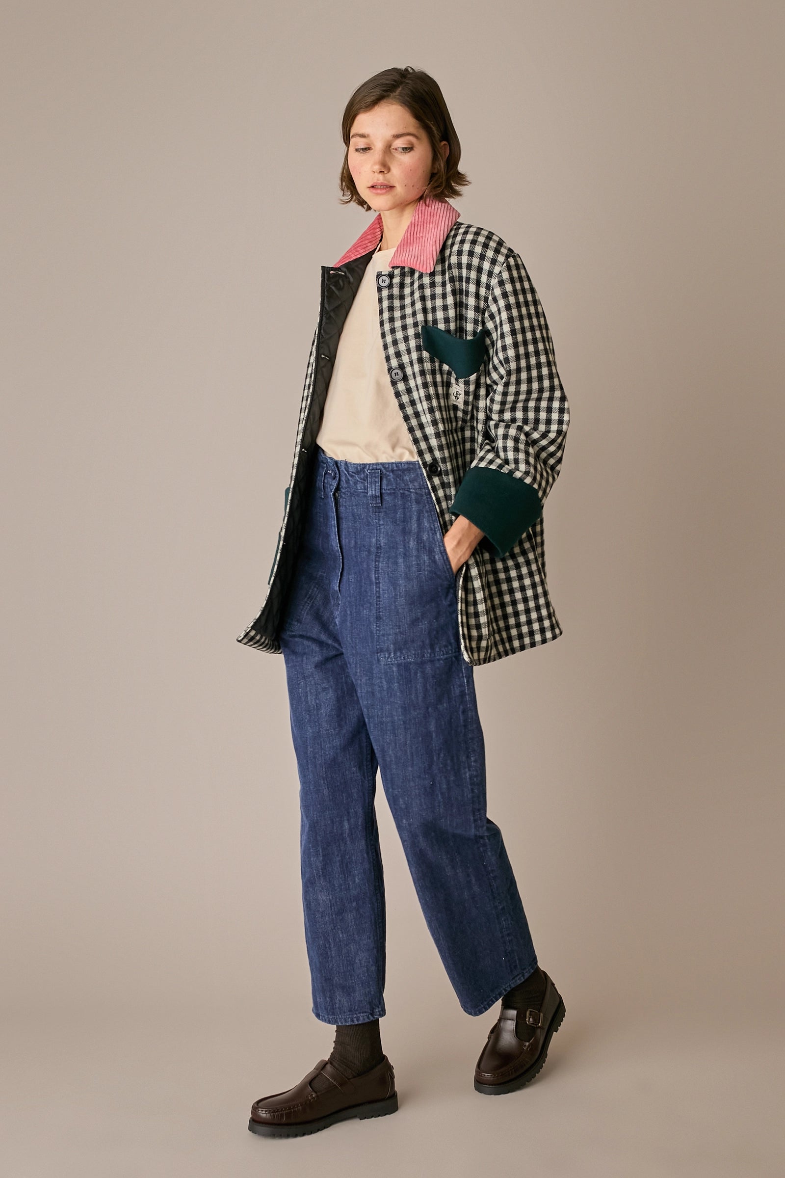 Gingham padded jacket – Everyday Wear
