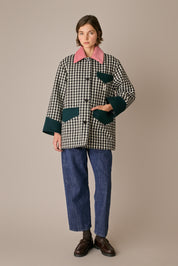 Cappotto da donna vichy