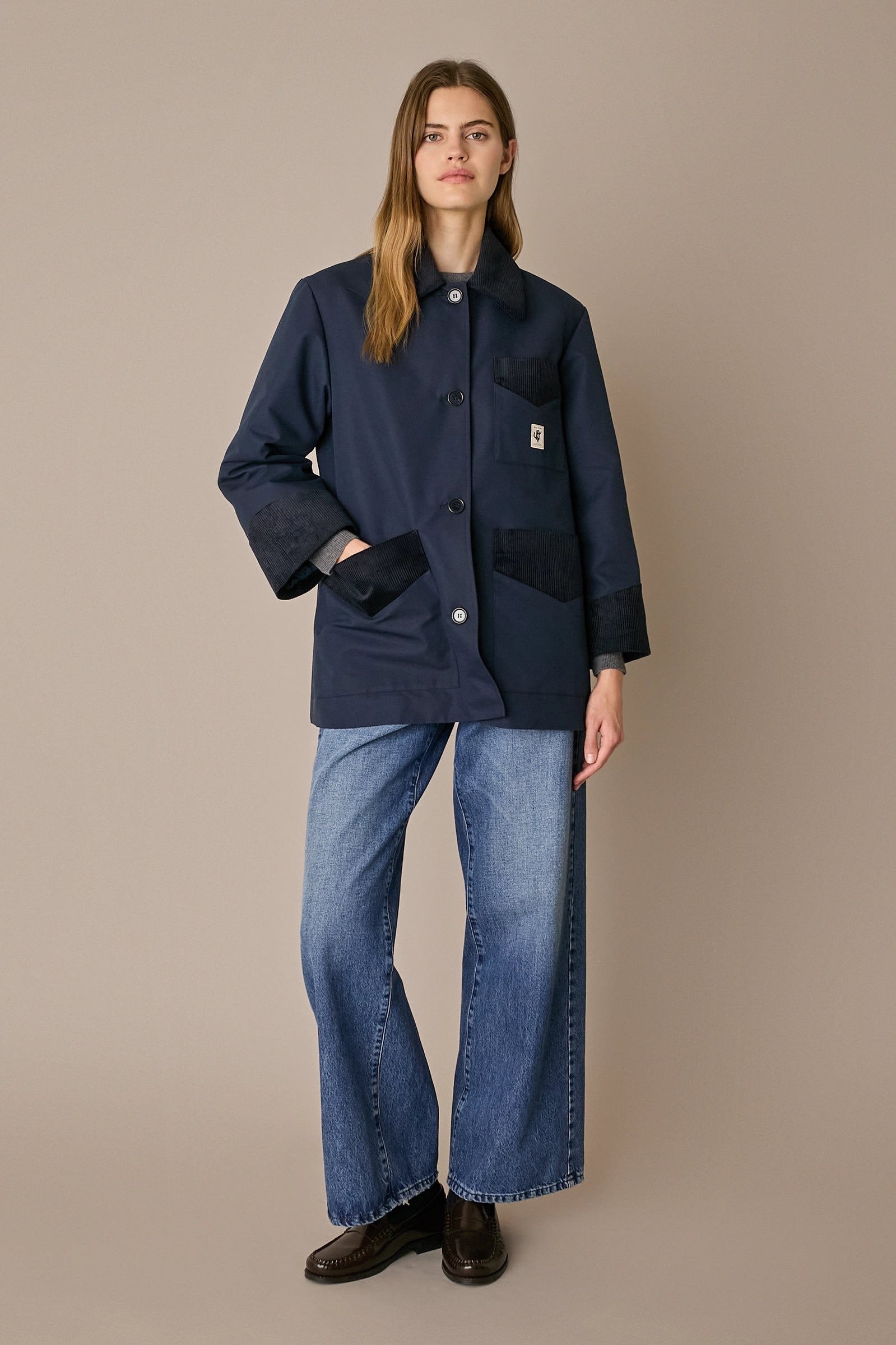 Giacca imbottita – Everyday Wear blu navy, struttura trapuntata in cotone