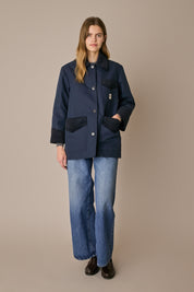 Giacca imbottita – Everyday Wear blu navy, in cotone, struttura trapuntata