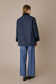 Giacca imbottita – Everyday Wear blu navy, vestibilità regolare, in cotone