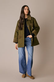 Giacca imbottita tipo barbour
