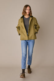 Wool and cashmere deck jacket