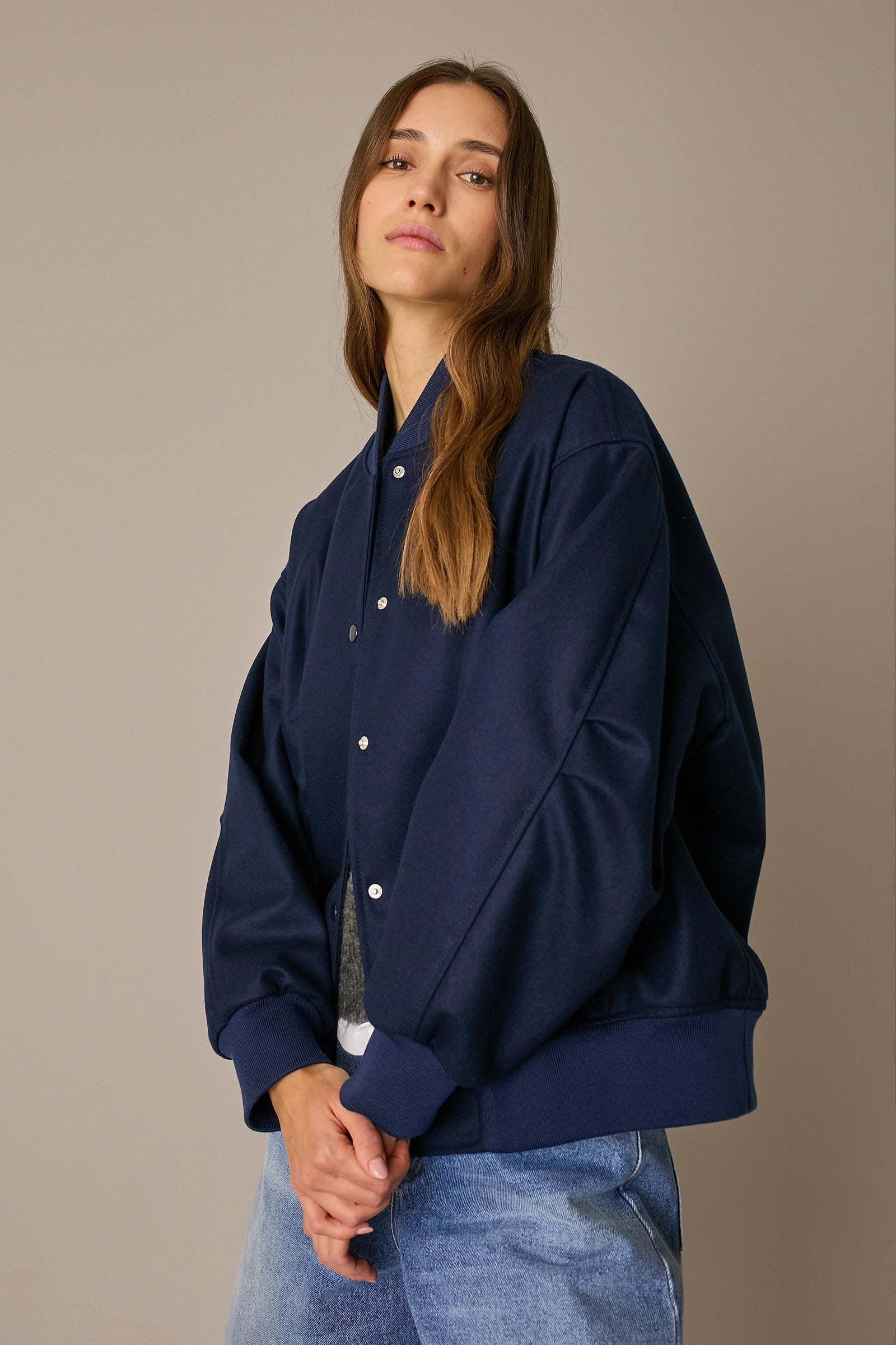 Bomber in lana vergine