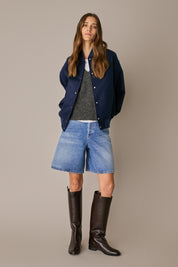 Bomber in lana vergine