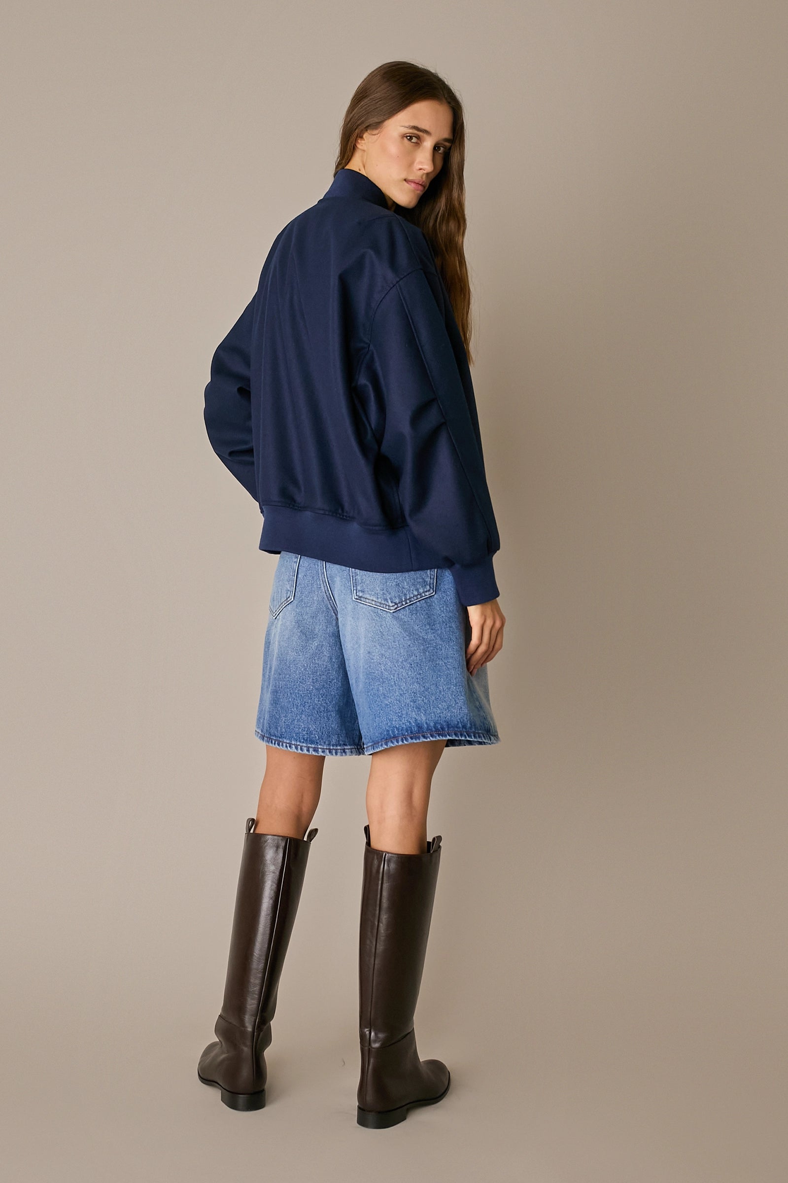 Bomber in lana vergine