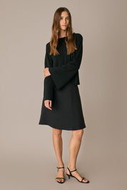 Gonna fluida jacquard