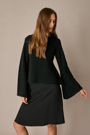 Gonna fluida jacquard