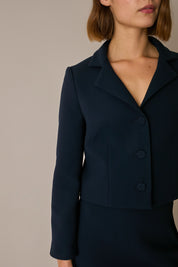 Tailleur giacca e gonna in blend di lana
