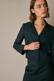 Tailleur giacca e gonna in lana vergine
